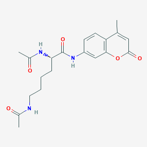 7-(N-alpha,N-epsilon-diacetyl-L-lysyl)amino-4-methylcoumarin