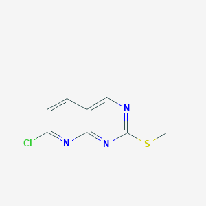 7-Chloro-5-methyl-2-(methylthio)pyrido[2,3-d]pyrimidine