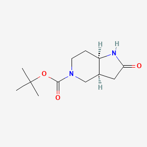 tert-Butyl (3aS,7aR)-2-oxooctahydro-5H-pyrrolo[3,2-c]pyridine-5-carboxylate