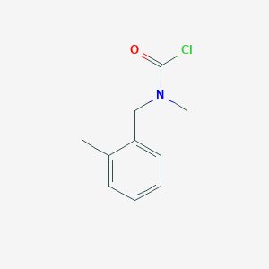 N-methyl-N-[(2-methylphenyl)methyl]carbamoyl chloride