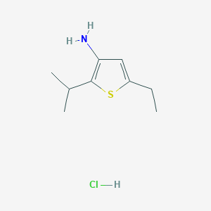 5-Ethyl-2-isopropylthiophen-3-amine hydrochloride