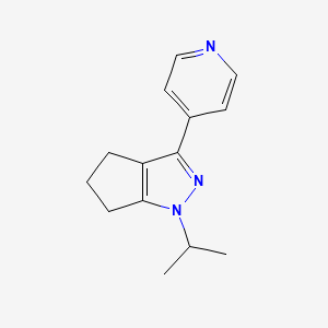 1-Isopropyl-3-(pyridin-4-yl)-1,4,5,6-tetrahydrocyclopenta[c]pyrazole