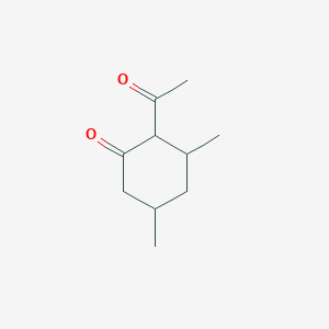 2-Acetyl-3,5-dimethylcyclohexan-1-one