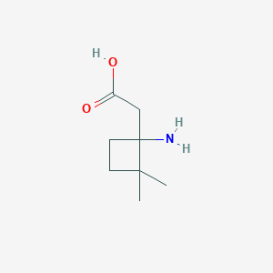 2-(1-Amino-2,2-dimethylcyclobutyl)acetic acid