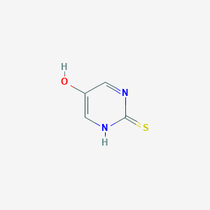 molecular formula C4H4N2OS B13329444 5-Hydroxypyrimidine-2(1H)-thione 