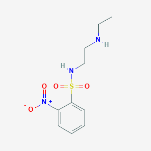 N-[2-(Ethylamino)ethyl]-2-nitrobenzene-1-sulfonamide