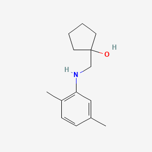 1-(((2,5-Dimethylphenyl)amino)methyl)cyclopentan-1-ol