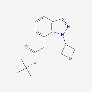 tert-Butyl 2-(1-(oxetan-3-yl)-1H-indazol-7-yl)acetate