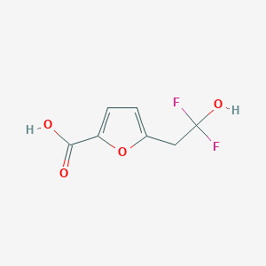 5-(2,2-Difluoro-2-hydroxyethyl)furan-2-carboxylic acid