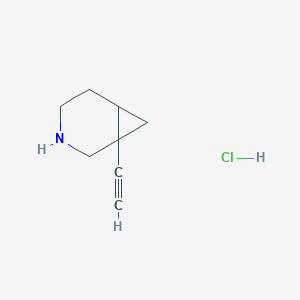 1-Ethynyl-3-azabicyclo[4.1.0]heptane hydrochloride