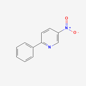 molecular formula C11H8N2O2 B1332958 5-硝基-2-苯基吡啶 CAS No. 89076-64-2
