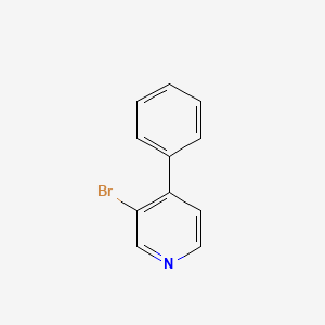molecular formula C11H8BrN B1332960 3-Bromo-4-phenylpyridine CAS No. 88345-89-5
