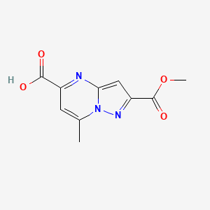 2-(Methoxycarbonyl)-7-methylpyrazolo[1,5-a]pyrimidine-5-carboxylic acid