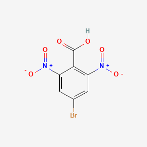molecular formula C7H3BrN2O6 B1332961 4-溴-2,6-二硝基苯甲酸 CAS No. 95192-56-6