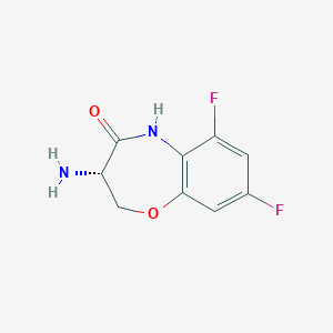 (S)-3-Amino-6,8-difluoro-2,3-dihydrobenzo[b][1,4]oxazepin-4(5H)-one