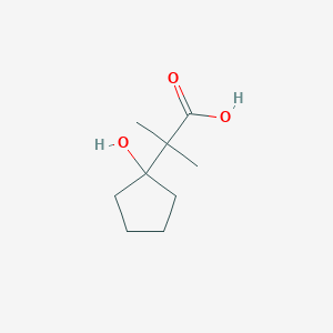 2-(1-Hydroxycyclopentyl)-2-methylpropanoic acid