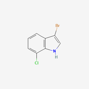 molecular formula C8H5BrClN B1332971 3-Bromo-7-chloroindole CAS No. 78225-46-4