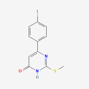 6-(4-iodophenyl)-2-(methylthio)pyrimidin-4(3H)-one