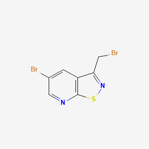 5-Bromo-3-(bromomethyl)isothiazolo[5,4-b]pyridine