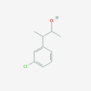 molecular formula C10H13ClO B13329816 3-(3-Chlorophenyl)butan-2-ol 