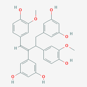 molecular formula C30H28O8 B13329954 GnetifolinL 