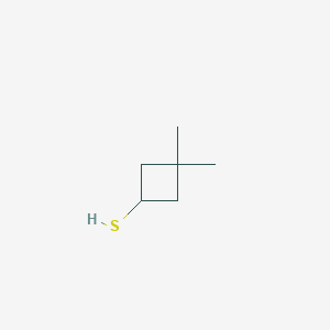 3,3-Dimethylcyclobutane-1-thiol