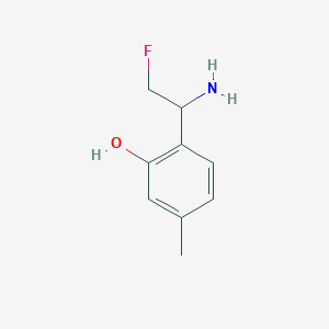 2-(1-Amino-2-fluoroethyl)-5-methylphenol