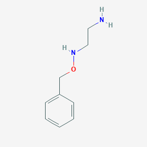 molecular formula C9H14N2O B13330031 (2-Aminoethyl)(benzyloxy)amine 