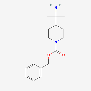 molecular formula C16H24N2O2 B13330062 Benzyl 4-(2-aminopropan-2-yl)piperidine-1-carboxylate 