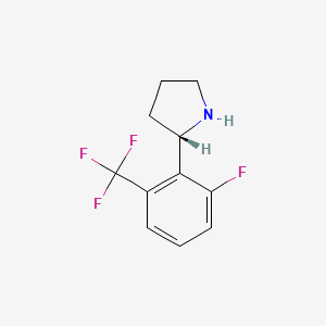 (S)-2-(2-Fluoro-6-(trifluoromethyl)phenyl)pyrrolidine