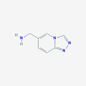 molecular formula C7H8N4 B13330091 [1,2,4]Triazolo[4,3-a]pyridin-6-ylmethanamine 