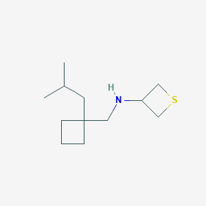 N-((1-Isobutylcyclobutyl)methyl)thietan-3-amine