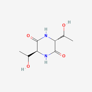 (3R,6S)-3,6-Bis(1-hydroxyethyl)piperazine-2,5-dione