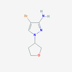 4-bromo-1-(oxolan-3-yl)-1H-pyrazol-3-amine