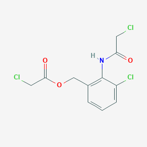 2-Chloro-acetic Acid [3-Chloro-2-[(2-chloroacetyl)amino]phenyl]methyl Ester