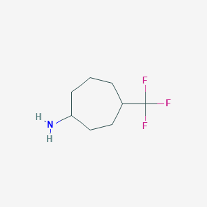 4-(Trifluoromethyl)cycloheptan-1-amine