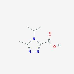 5-methyl-4-(propan-2-yl)-4H-1,2,4-triazole-3-carboxylic acid