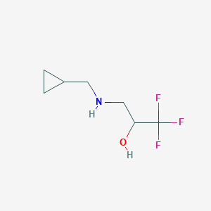 3-((Cyclopropylmethyl)amino)-1,1,1-trifluoropropan-2-ol