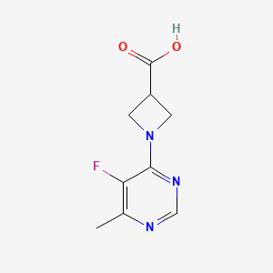 1-(5-Fluoro-6-methylpyrimidin-4-yl)azetidine-3-carboxylic acid