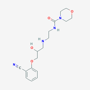 N-(2-((3-(2-Cyanophenoxy)-2-hydroxypropyl)amino)ethyl)morpholine-4-carboxamide