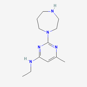 2-(1,4-diazepan-1-yl)-N-ethyl-6-methylpyrimidin-4-amine