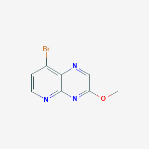 molecular formula C8H6BrN3O B13330366 8-Bromo-3-methoxypyrido[2,3-b]pyrazine 