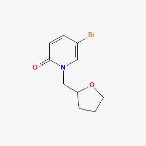 5-Bromo-1-((tetrahydrofuran-2-yl)methyl)pyridin-2(1H)-one