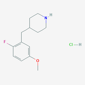 4-(2-Fluoro-5-methoxybenzyl)piperidine hydrochloride