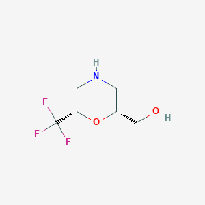 [cis-6-(Trifluoromethyl)morpholin-2-YL]methanol