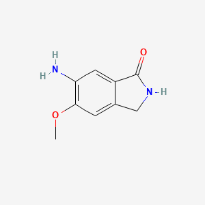 6-Amino-5-methoxy-2,3-dihydro-isoindol-1-one