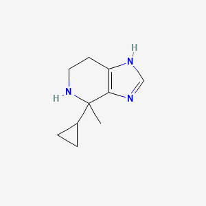 4-Cyclopropyl-4-methyl-3H,4H,5H,6H,7H-imidazo[4,5-c]pyridine