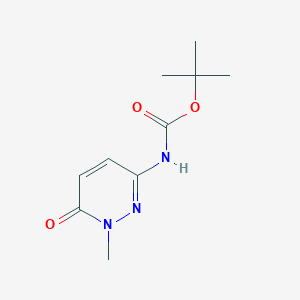 tert-Butyl (1-methyl-6-oxo-1,6-dihydropyridazin-3-yl)carbamate