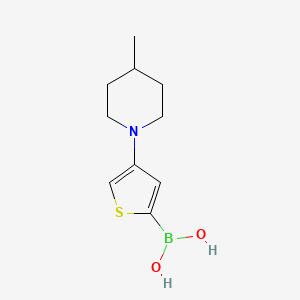 (4-(4-Methylpiperidin-1-yl)thiophen-2-yl)boronic acid