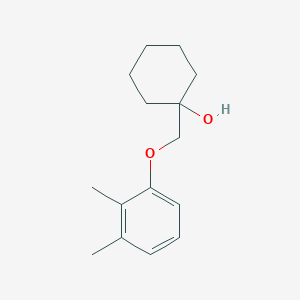 molecular formula C15H22O2 B13330685 1-((2,3-Dimethylphenoxy)methyl)cyclohexan-1-ol 